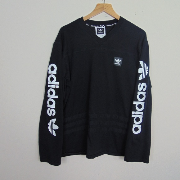 adidas trefoil long sleeve shirt